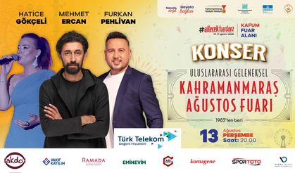 Kahramanmaraş Ağustos Fuarı’nda Türk Halk Müziği Gecesi: İki Sanatçı Sahne Alacak
