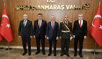 Kahramanmaraş Valiliği’nde 29 Ekim Resepsiyonu: Başkan Fırat Görgel Protokolle Bayramlaştı