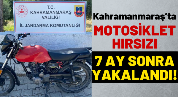 Kahramanmaraş'ta Motosiklet Hırsızı Yakalandı!