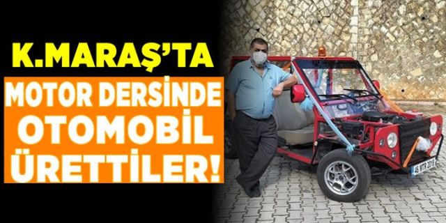 Kahramanmaraş Mesleki ve Teknik Anadolu Lisesi öğrencileri otomobil üretti!