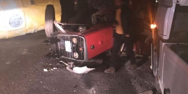 Malatya'da tırın çarptığı traktör sürücüsü öldü