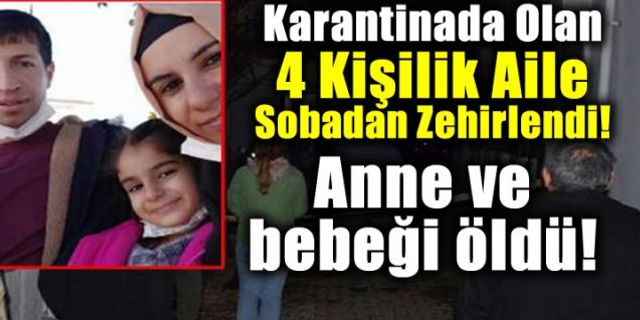 Antalya'da karbonmonoksit gazından zehirlenen anne ve bebeği öldü