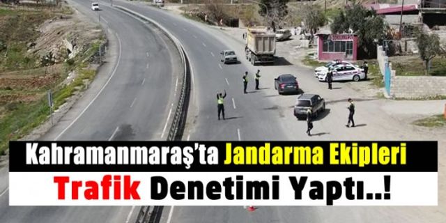 Kahramanmaraş'ta Jandarma Trafik Denetiminde Bulundu: 12 sürücüye Ceza Kesildi!