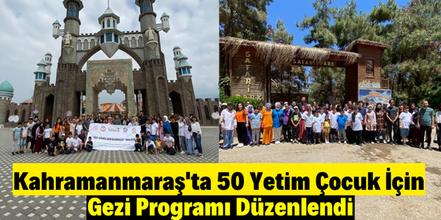 Kahramanmaraş'tan 50 Yetim Çocuk Gaziantep Hayvanat Bahçesi ve Osmaniye Masal Park'ını Gezdi