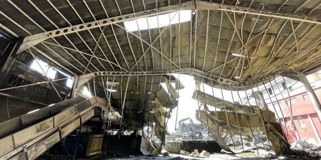 Kahramanmaraş'ta geri dönüşüm tesisindeki yangını maddi hasar oluşturdu!