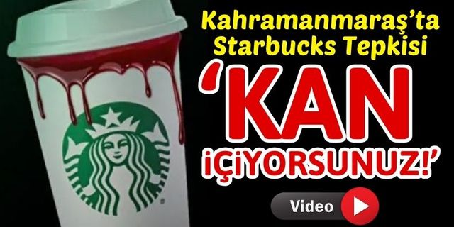 Kahramanmaraş'ta Bir Kadın Starbucks'ta Kahve İçenlere Tepki Gösterdi!