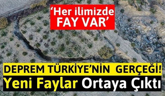 Türkiye'de 485'ten Fazla 5.5 Üzeri Deprem Üretebilecek Diri Fay Var!