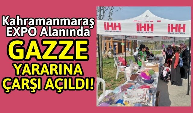 Kahramanmaraş EXPO 2023'te Filistin'e Destek Kermesi!