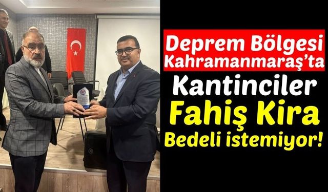 Kahramanmaraş'ta Kantinciler Yüksek Kira Bedellerinden Şikayetçi!