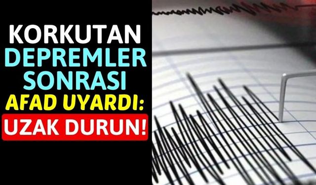 Malatya'da Depremler Oldu, Kahramanmaraş Sokaklara Döküldü!