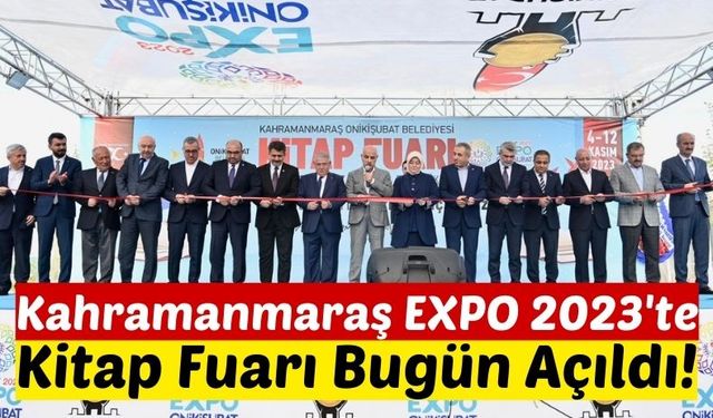 Kahramanmaraş'ta Kitap Fuarı, EXPO 2023 Alanında Ziyaretçilerini Bekliyor!