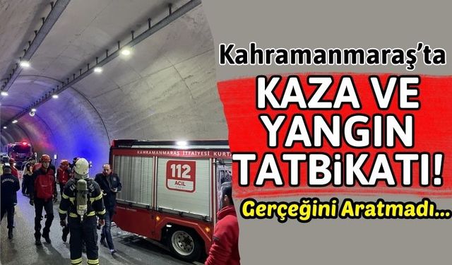 Kahramanmaraş Edebiyat Yolu'nda Film Gibi Tatbikat!