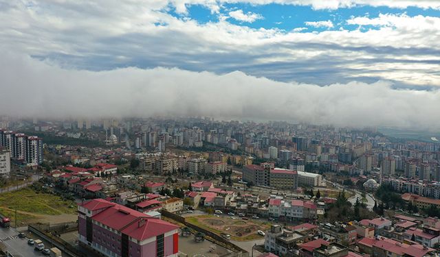 Kahramanmaraş'ta Sis Manzarası Havadan Görüntülendi