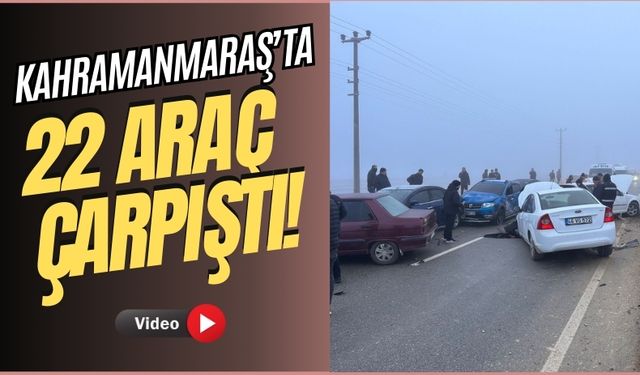 Kahramanmaraş'ta Yoğun Sis Kaza Getirdi: 15 Kişi Yaralandı!