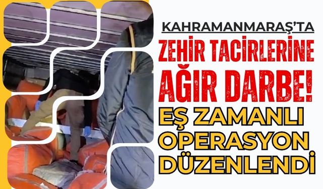 Kahramanmaraş'ta Narkogüç-41 Operasyonu: Zehir Tacirleri Yakalandı!