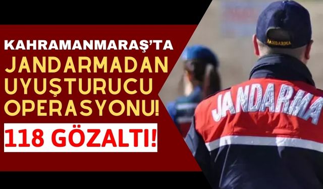 Kahramanmaraş Jandarması 188 Şüpheliyi Yakaladı!