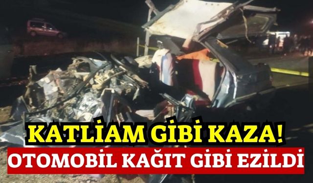 Kafa Kafaya Çarpışan Otomobillerin Acı Bilançosu: 4 Ölü, 6 Yaralı