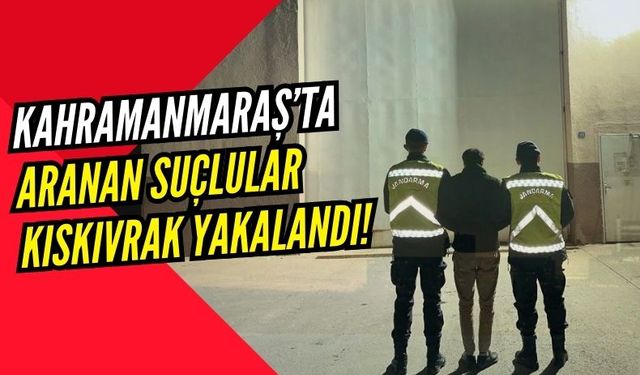 Kahramanmaraş Jandarması 10 Şüpheliyi Yakaladı!