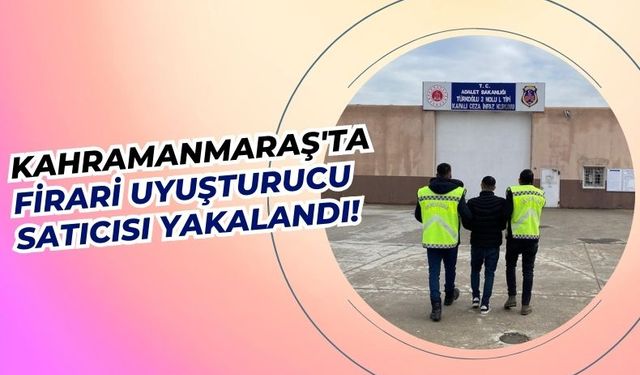 Kahramanmaraş'ta Jandarma, Firari Zehir Tacirini Kıskıvrak Yakaladı!