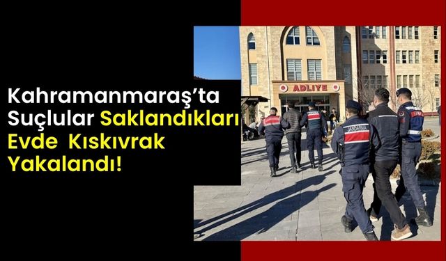 Kahramanmaraş'ta İkamete Operasyon: 2 Şüpheli Yakalandı!