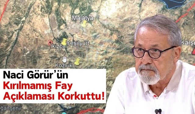 Görür'den Malatya Depremi Açıklaması: '6 Şubat'ta Kırılmamış Fay Üzerinde!'