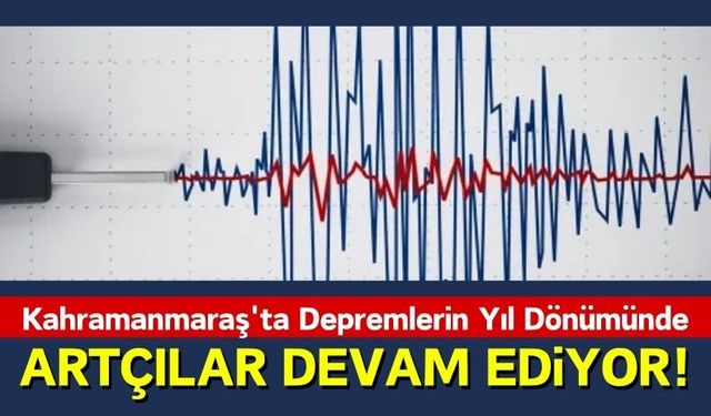 Kahramanmaraş'ta 3.6 Büyüklüğünde Artçı Deprem Oldu!