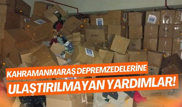 Deprem Bölgesi İçin Toplanan Yardımlar Otoparkta Bekletiliyor!