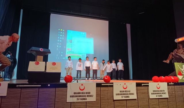 Kahramanmaraş'ta Ortaokul Öğrencilerinin Çanakkale Performansı Duygulandırdı!
