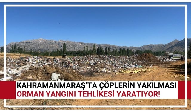 Kahramanmaraş'ın Göksun İlçesinde Çöp Sorunu Büyüyor: Vatandaşlar Endişeli