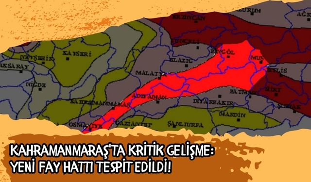Kahramanmaraş’ta Deprem Tehlikesi Artıyor: Yeni Fay Hattı Ortaya Çıktı!