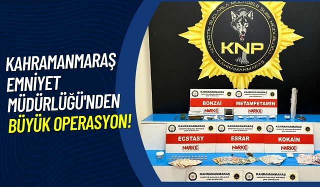 Kahramanmaraş'ta Hırsızlık ve Uyuşturucu Operasyonu: 72 Kişi Tutuklandı!