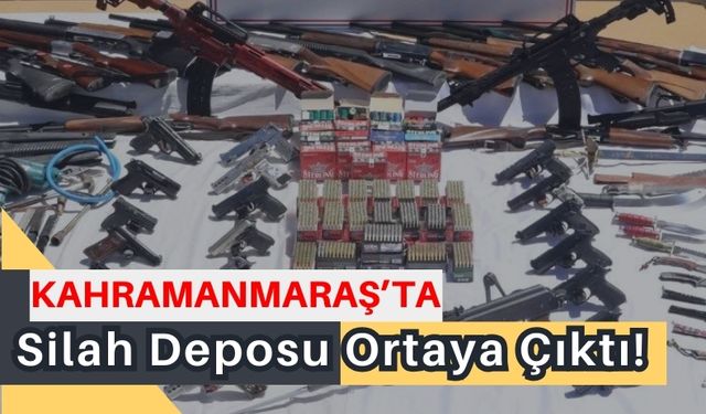 Kahramanmaraş'ta Silah Tacirlerine Darbe: Yüzlerce Ele Geçirildi!