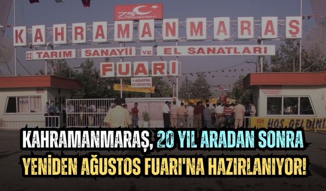 Kahramanmaraş Atatürk Parkı'nda Yeniden Hayat Bulacak: Ağustos Fuarı Geliyor!