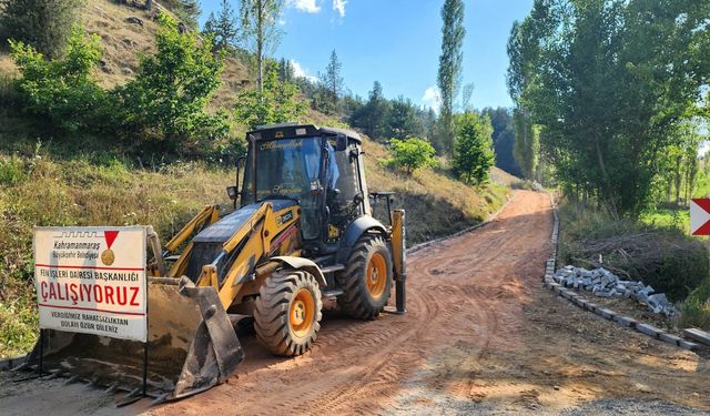 Kahramanmaraş Büyükşehir Belediyesi, Göksun Kırsalında Ulaşımı İyileştiriyor