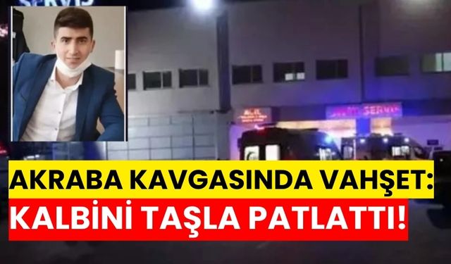 Malatya'da Kan Donduran Olay: Taşla Göğsüne Vurulan Kişinin Kalbi Patladı