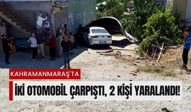 Kahramanmaraş Göksun'da Otomobiller Çarpıştı: Yaralılar Hastaneye Kaldırıldı!