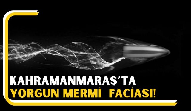 Kahramanmaraş’ta Evinin Bahçesinde Oturan Kadına Yorgun Mermi Çarptı!