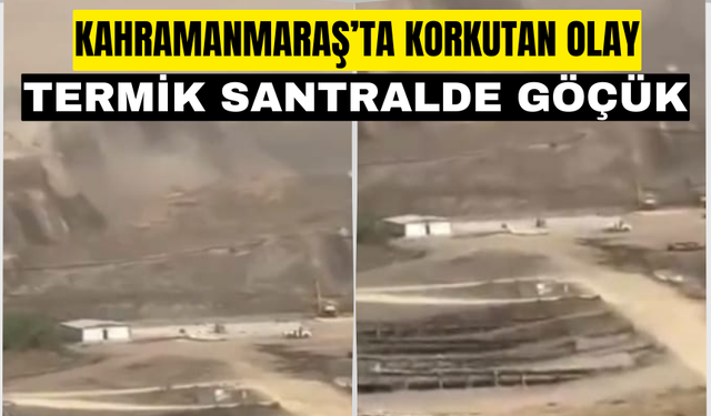 Afşin Termik Santrali'nde Göçük