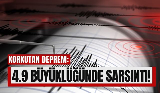 Akdeniz'de Gece Yarısı Deprem: 4.8 Büyüklüğünde Sarsıntı!