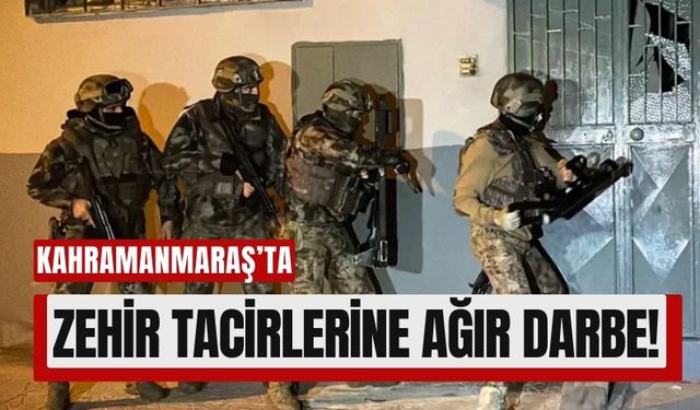 Narkoçelik-37 Operasyonu: Kahramanmaraş'ta Sokak Satıcılarına Ağır Darbe!