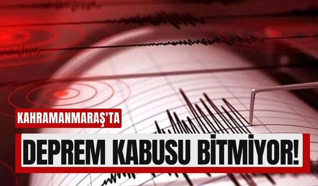 Kahramanmaraş 3.8 Ve 5 Büyüklüğündeki Depremlerle Panik Yaşadı!