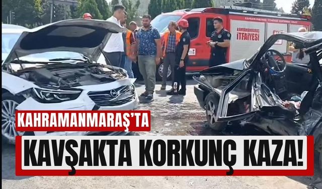 Kahramanmaraş’ta Trafik Kazası: 3 Yaralı Sıkıştıkları Yerden Kurtarıldı!