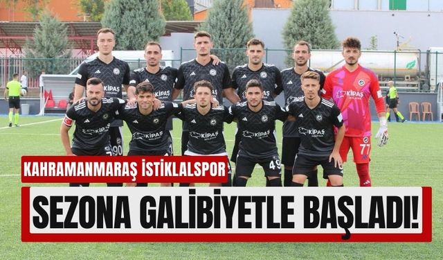 Kahramanmaraş İstiklalspor'dan Tek Golle Galibiyet!