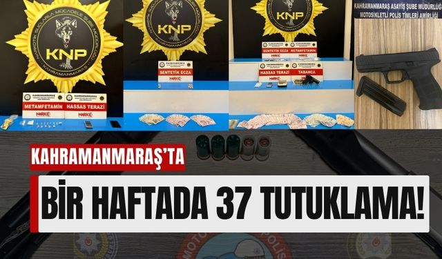 Kahramanmaraş’ta Suçlulara Büyük Darbe: 79 Kişi Yakalandı!