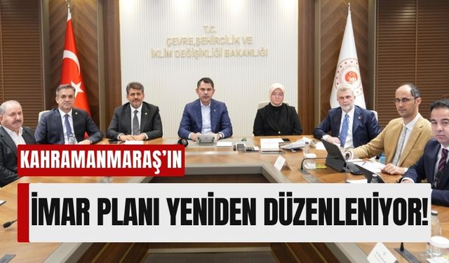 Kahramanmaraş İçin Fay Hatlarına Göre İmar Planı Düzenlemeleri Başlıyor!