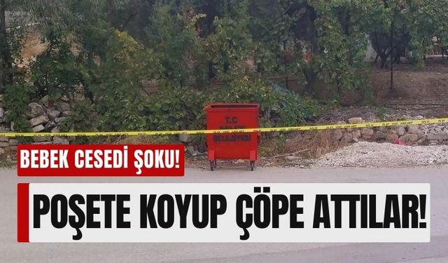 Mersin’de Tüyler Ürperten Olay! Bebek Cesedi Çöp Konteynerinde Bulundu