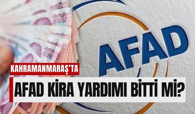 Kahramanmaraş'ta Kira Yardımları Konut Teslimine Kadar Devam Edecek!