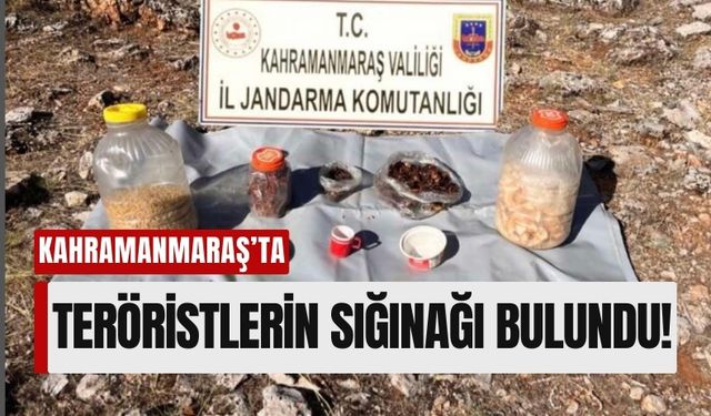 Kahramanmaraş'ta PKK Sığınağına Baskın: Mağara ve Malzemeler İmha Edildi!