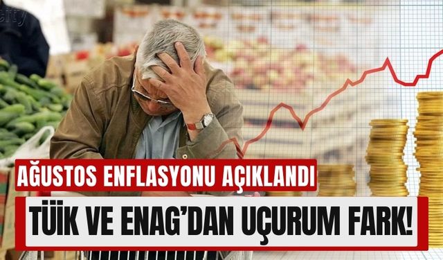 Ağustos Enflasyonu Açıklandı: TÜİK %51,97, ENAG %90,35 Dedi!