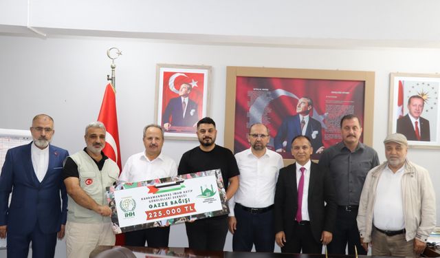 Kahramanmaraş İmam Hatip Mezunlarından Gazze’ye Yardım Eli